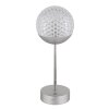 Gavin Lampe à poser Luminaires Globo Lighting LED Argenté, 1 lumière