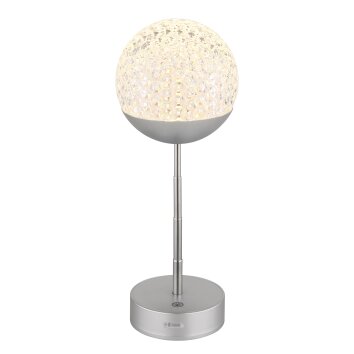 Gavin Lampe à poser Luminaires Globo Lighting LED Argenté, 1 lumière