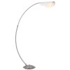 Robles Lampadaire Luminaires Globo Lighting LED Nickel mat, 1 lumière