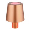 Yara Lampe à poser Luminaires Globo Lighting LED Or, 1 lumière, Changeur de couleurs