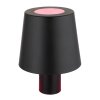 Yara Lampe à poser Luminaires Globo Lighting LED Noir, 1 lumière, Changeur de couleurs