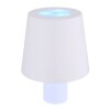 Yara Lampe à poser Luminaires Globo Lighting LED Blanc, 1 lumière, Changeur de couleurs