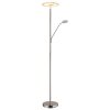 Stanford Plafonnier Luminaires Globo Lighting LED Nickel mat, 1 lumière