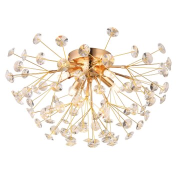 Katrina Plafonnier Luminaires Globo Lighting Or, 4 lumières