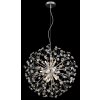 Katrina Lustre Luminaires Globo Lighting Chrome, 9 lumières