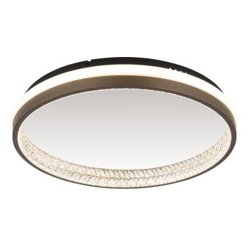 Della Plafonnier Luminaires Globo Lighting LED Noir, 1 lumière