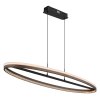 Della Suspension Luminaires Globo Lighting LED Noir, 1 lumière
