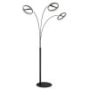 Della Lampadaire Luminaires Globo Lighting LED Noir, 1 lumière