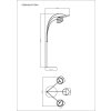 Della Lampadaire Luminaires Globo Lighting LED Noir, 1 lumière