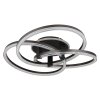 Tris Plafonnier Luminaires Globo Lighting LED Anthracite, 1 lumière, Télécommandes