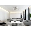 Tris Plafonnier Luminaires Globo Lighting LED Anthracite, 1 lumière, Télécommandes