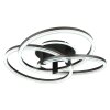 Tris Plafonnier Luminaires Globo Lighting LED Anthracite, 1 lumière, Télécommandes