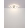 Kora Plafonnier Luminaires Globo Lighting LED Noir, 1 lumière, Télécommandes
