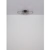 Kora Plafonnier Luminaires Globo Lighting LED Noir, 1 lumière, Télécommandes