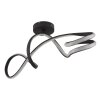Swirl Plafonnier Luminaires Globo Lighting LED Noir, 1 lumière
