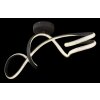 Swirl Plafonnier Luminaires Globo Lighting LED Noir, 1 lumière