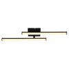 Kirina Plafonnier Luminaires Globo Lighting LED Noir, 1 lumière
