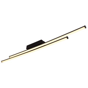 Kirina Plafonnier Luminaires Globo Lighting LED Noir, 1 lumière