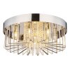 Kirina Plafonnier Luminaires Globo Lighting Chrome, 8 lumières