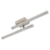 Kirina Plafonnier Luminaires Globo Lighting LED Nickel mat, 1 lumière