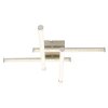 Kirina Plafonnier Luminaires Globo Lighting LED Nickel mat, 1 lumière