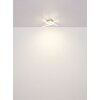 Kirina Plafonnier Luminaires Globo Lighting LED Nickel mat, 1 lumière