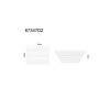 Hayden Plafonnier Luminaires Globo Lighting LED Écru, Noir, 1 lumière