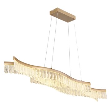 Juliet Suspension Luminaires Globo Lighting LED Or, 1 lumière