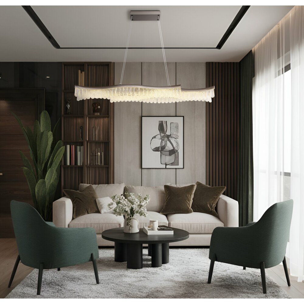 Juliet Suspension Luminaires Globo Lighting LED Anthracite, 1 lumière main product photo