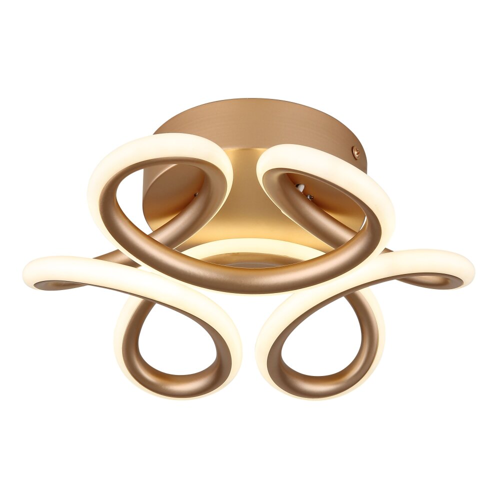 Melisand Plafonnier Luminaires Globo Lighting LED Champagne, 1 lumière main product photo