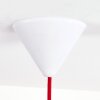 Suspension Corda Rouge, Blanc, 1 lumière