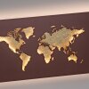 MAP Applique murale Luminaires Paul Neuhaus LED Or, Rouille, 1 lumière