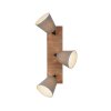 MICHEL Plafonnier, Spot de plafond Luminaires Leuchten Direkt Écru, Noir, 3 lumières