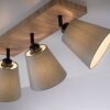MICHEL Plafonnier, Spot de plafond Luminaires Leuchten Direkt Écru, Noir, 3 lumières