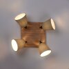 MICHEL Plafonnier, Spot de plafond Luminaires Leuchten Direkt Écru, Noir, 4 lumières