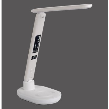 TINA Lampe à poser Luminaires Leuchten Direkt LED Blanc, 1 lumière, Changeur de couleurs