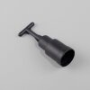 LOKI Applique murale / Plafonnier Luminaires Leuchten Direkt LED Noir, 1 lumière