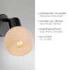 LOKI Applique murale / Plafonnier Luminaires Leuchten Direkt LED Noir, 1 lumière