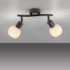 LOKI Plafonnier Luminaires Leuchten Direkt LED Noir, 2 lumières