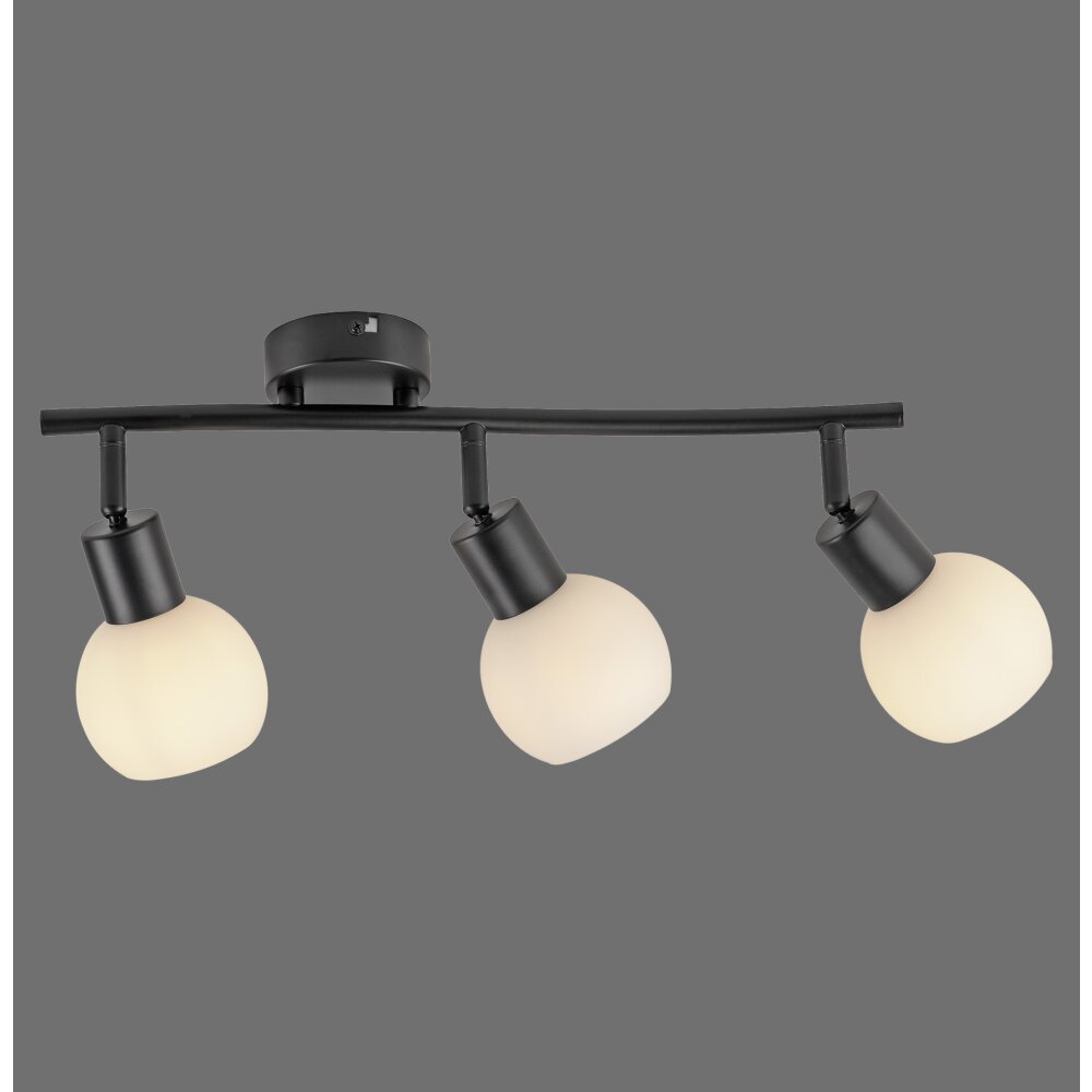 LOKI Plafonnier Luminaires Leuchten Direkt LED Noir, 3 lumières main product photo