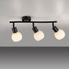 LOKI Plafonnier Luminaires Leuchten Direkt LED Noir, 3 lumières