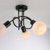 LOKI Plafonnier Luminaires Leuchten Direkt LED Noir, 3 lumières