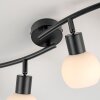 LOKI Plafonnier Luminaires Leuchten Direkt LED Noir, 4 lumières