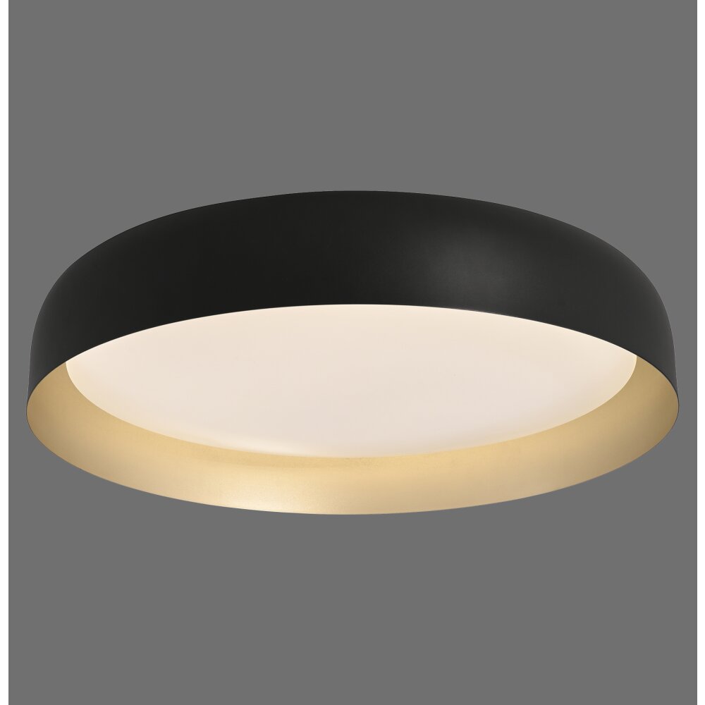 OSKO Plafonnier Luminaires Leuchten Direkt LED Noir, 1 lumière, Télécommandes main product photo