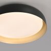 OSKO Plafonnier Luminaires Leuchten Direkt LED Noir, 1 lumière, Télécommandes