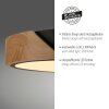 BILA Plafonnier Luminaires Leuchten Direkt LED Noir, 1 lumière