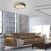 BILA Plafonnier Luminaires Leuchten Direkt LED Noir, 1 lumière