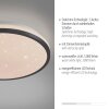 KYLE Plafonnier Luminaires Leuchten Direkt LED Noir, 1 lumière