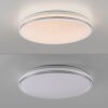 KYLE Plafonnier Luminaires Leuchten Direkt LED Argenté, 1 lumière