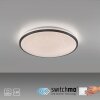 KYLE Plafonnier Luminaires Leuchten Direkt LED Noir, 1 lumière